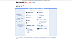 Desktop Screenshot of prodottisportivi.com