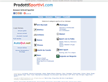 Tablet Screenshot of prodottisportivi.com
